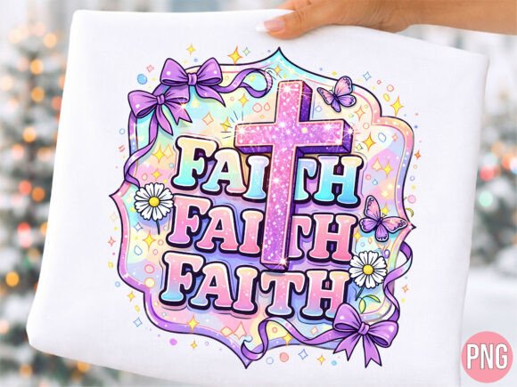 Christian Faith Cross Butterfly PNG T-Shirt Designs