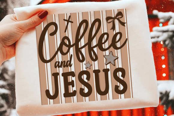 Coquette Coffee & Jesus SVG for T-Shirt Designs