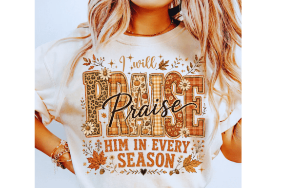 Fall Christian PNG, Floral Thanksgiving T-Shirt Designs
