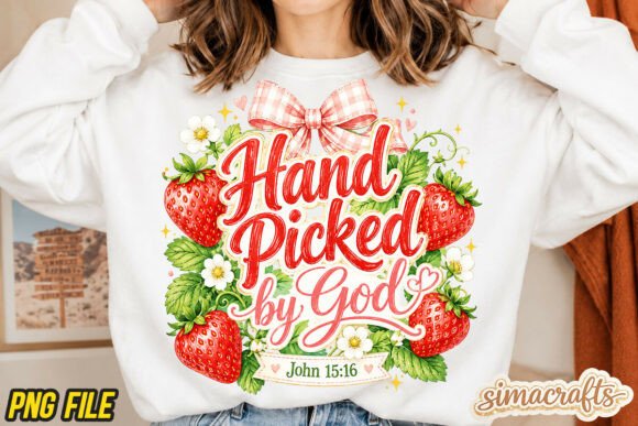 Hand Picked by God Christian Bible Verse