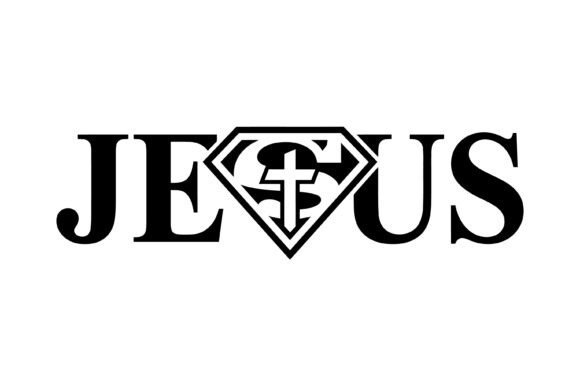 Jesus Super Faith Logo: T-Shirt Designs for Real Publishing