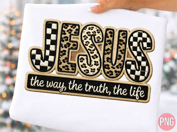 Jesus Way Truth Life PNG T-Shirt Designs