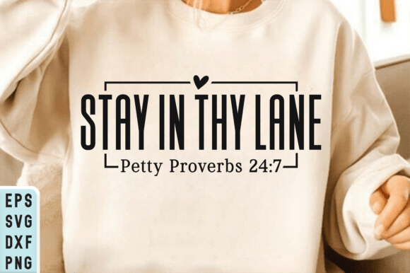Petty Proverbs SVG: Funny Christian T-Shirt Designs