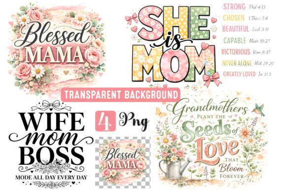She is Mom: Christian Mom T-Shirt Designs